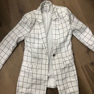 Plaid blazer from Nordstrom